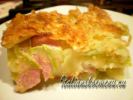 запеканка из картофеля и кабачков